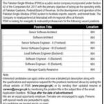 Latest Pakistan Single Window PSW IT Posts Karachi 2025