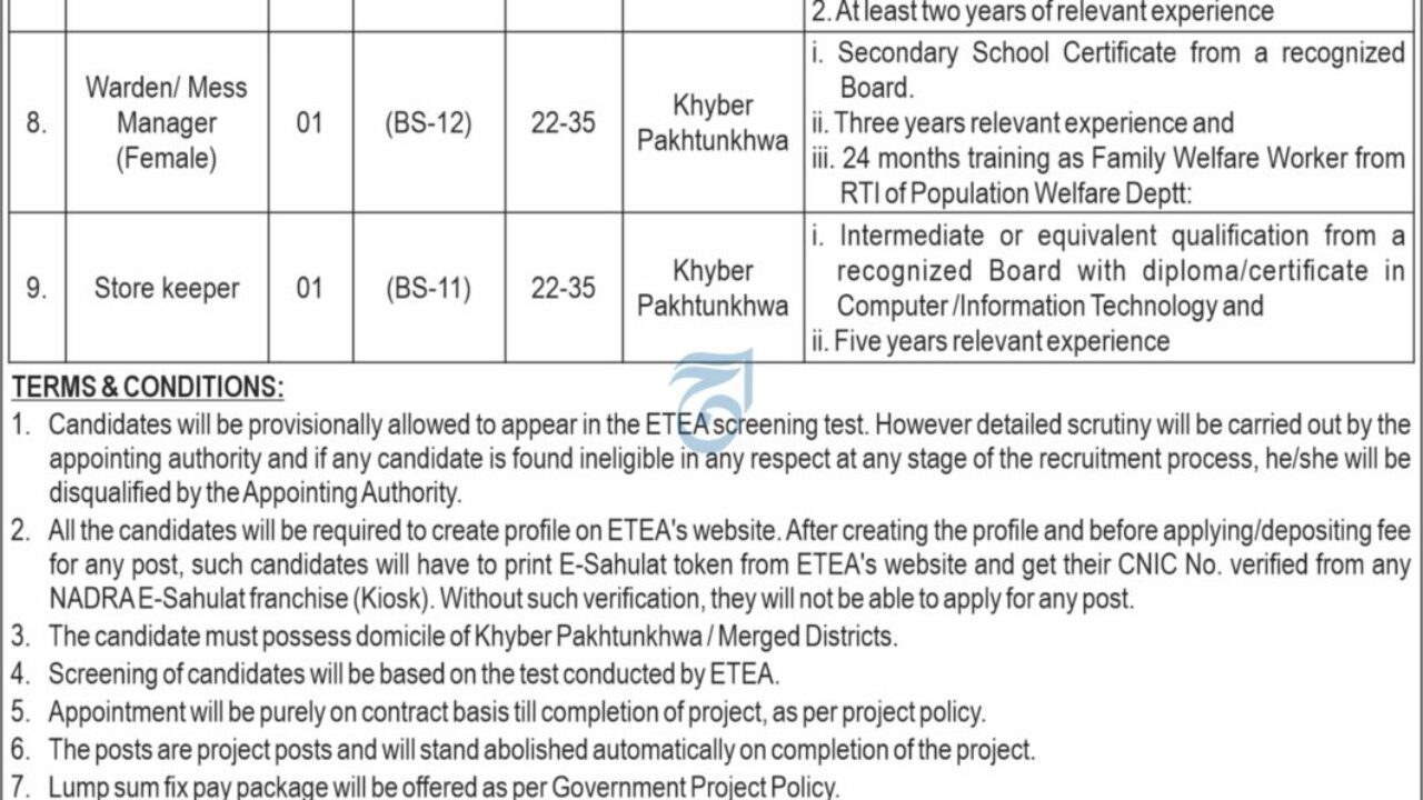 Regional Training Institute Peshawar Jobs 2025 – Latest Government Education Vacancies