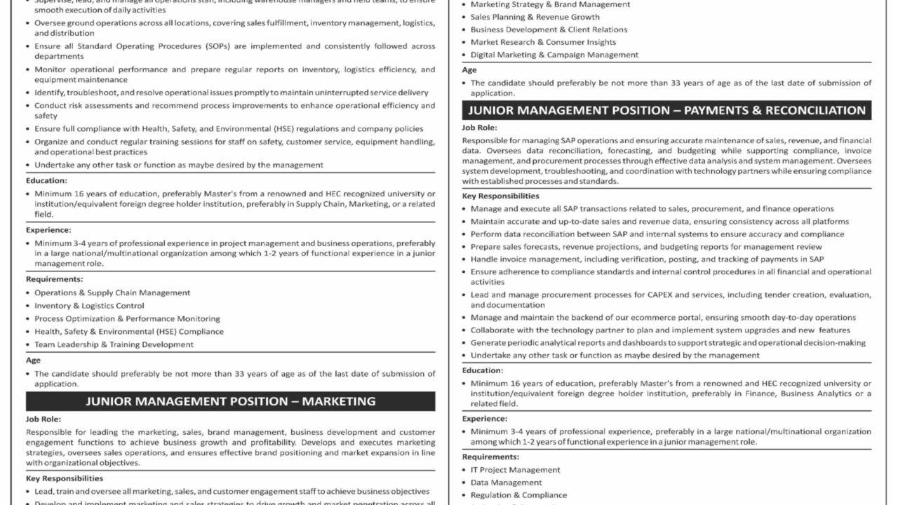 Latest HRSI Jobs 2025 in Karachi | Apply Online for Management Positions