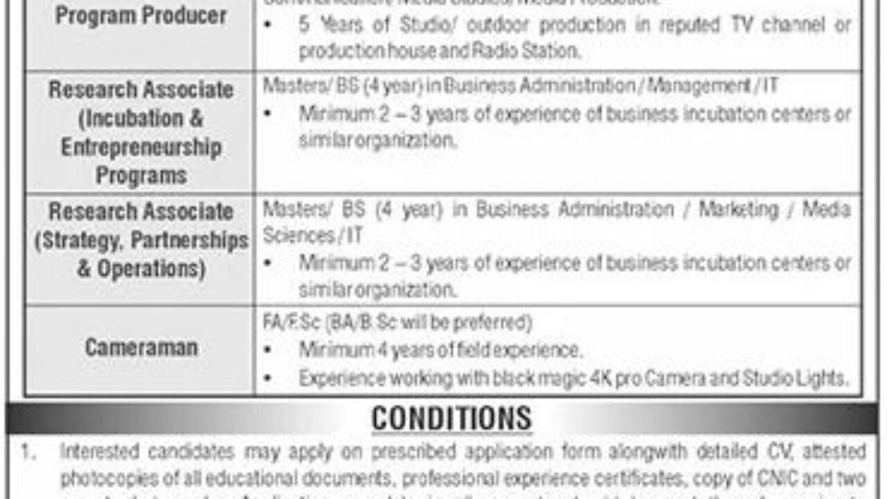 NUML Islamabad Jobs 2025 – Apply Online for Research Associate, Cameraman, and Program Producer Positions