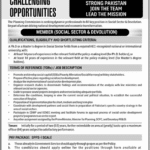 Planning Commission Islamabad – Member (Social Sector Devolution) Jobs 2025