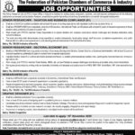 The Federation of Pakistan Chambers of Commerce & Industry (FPCCI) Karachi Jobs 2025 – Apply for Graphic Designer & Researcher Positions