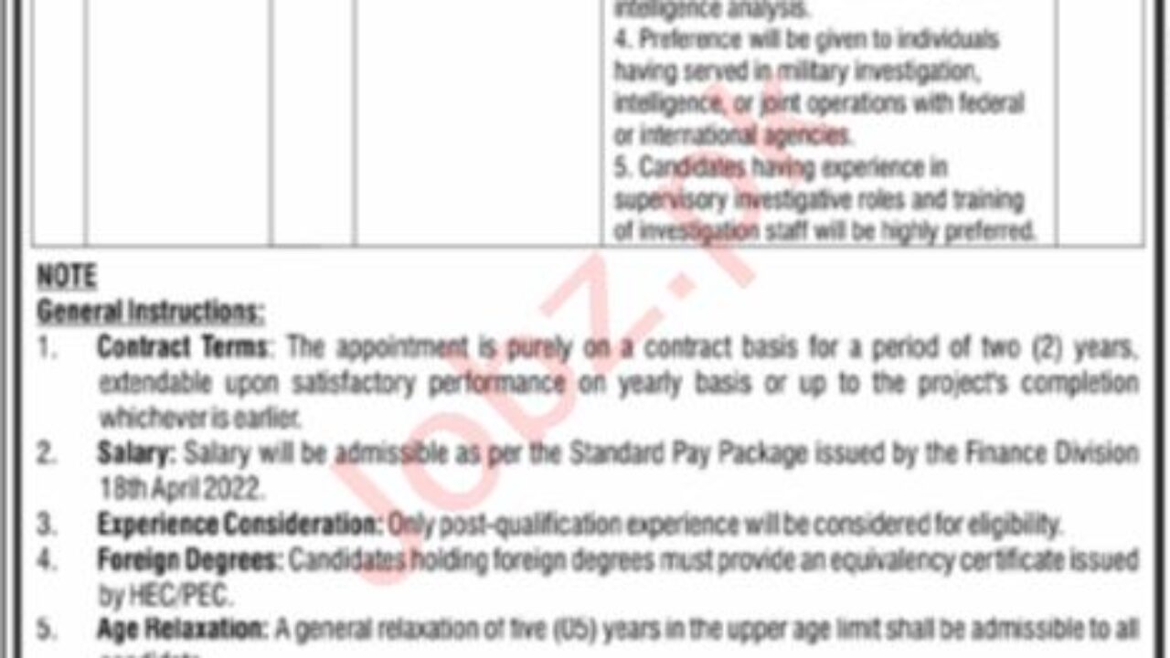 Pakistan Railways Headquarters Lahore Jobs 2025 – Security Expert Vacancy Announced