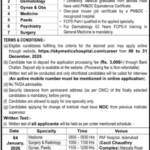 Fazaia Post Graduate Medical Institute Islamabad Jobs 2025 – Post Graduate Trainees