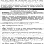 Pakistan Bureau of Statistics (PBS) Jobs 2025 – Member Position | Islamabad