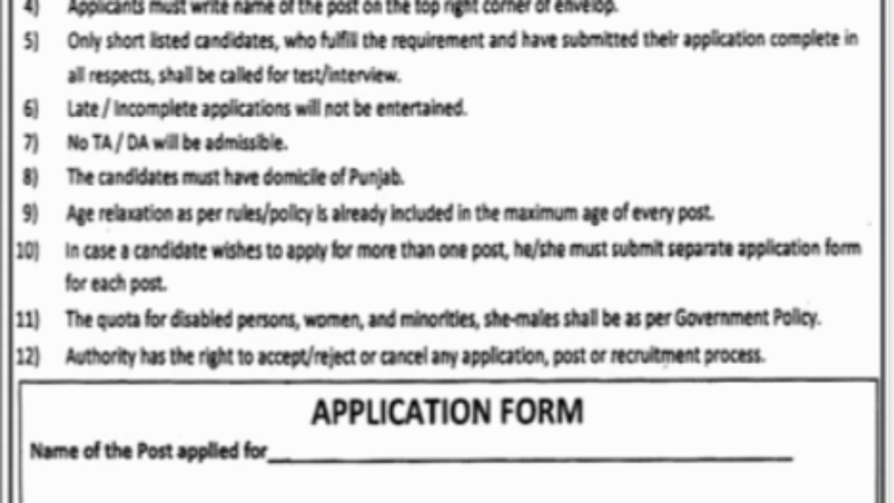 PPRA Jobs 2025 – Latest Punjab Procurement Regulatory Authority Vacancies in Lahore